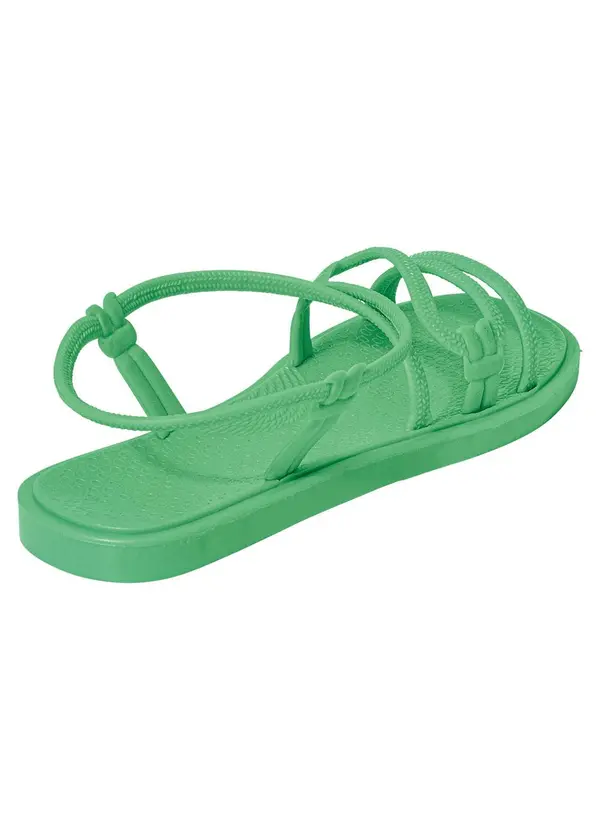 Perfecta - Rasteirinha Verde em Pvc 4