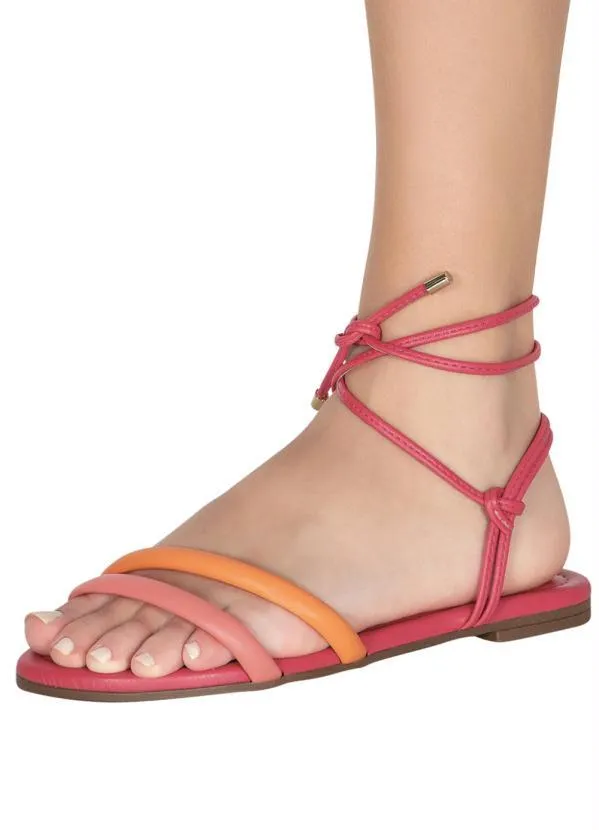 Vizzano - Rasteirinha Vizzano Pink em Sintético 5