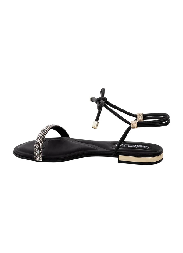 Beira Rio - Rateirinha Beira Rio Preta em Sintético 3