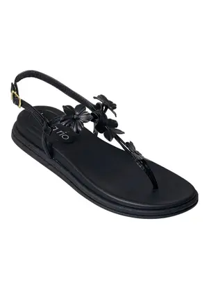 Sandália Beira Rio (Preto) em Sintético - BEIRA RIO
