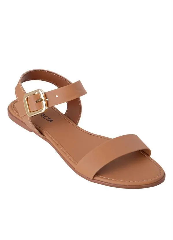 Sandália Caramelo em Sintético Perfecta