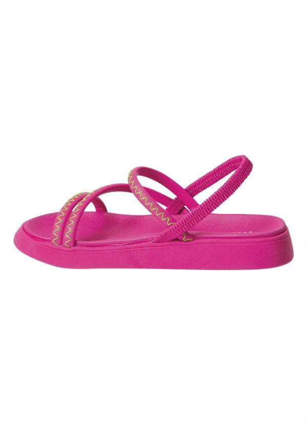 Moleca - Sandália Moleca Pink em Sintético 3