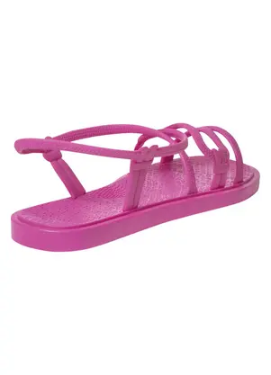 Perfecta - Sandália Rasteira Pink em Full Plastic - PERFECTA