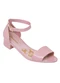Perfecta - Sandália Rosê com Salto Baixo - variação: Rosê