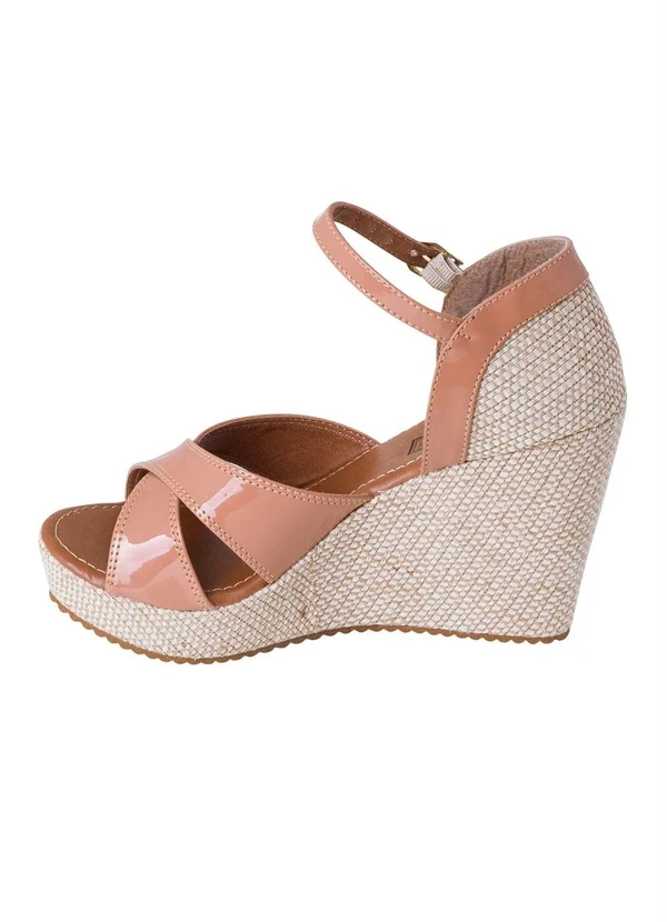 Perfecta - Sandália Caramelo em Sintético Verniz 3