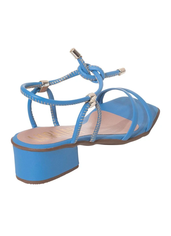 Perfecta - Sandália Azul em Sintético 4