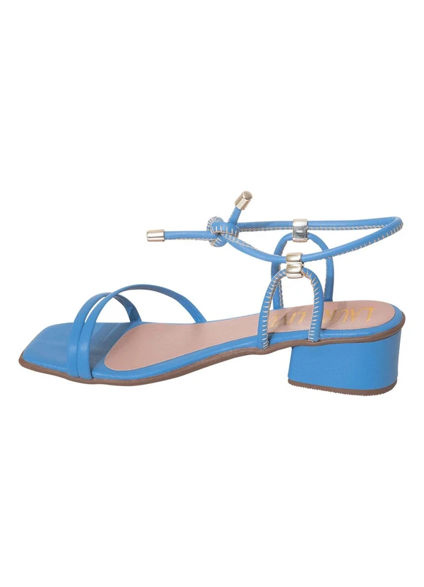 Perfecta - Sandália Azul em Sintético 5
