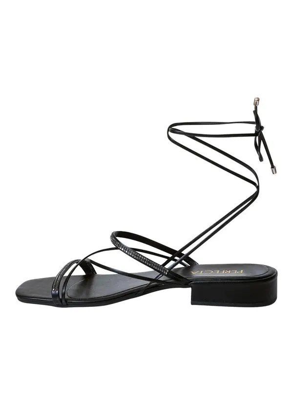 Perfecta - Sandália Preta e Sisntético 3