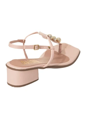 Perfecta - Sandália Rosa em Sisntético - PERFECTA