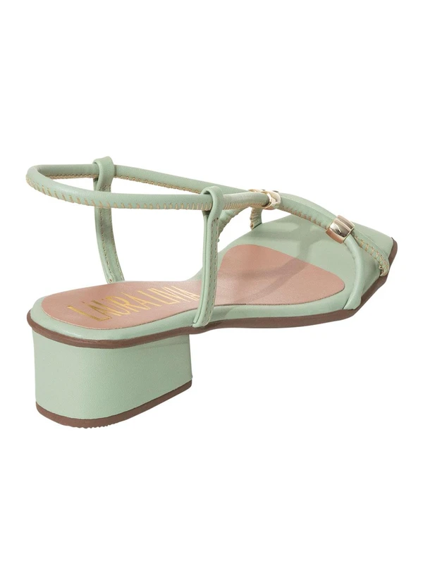 Perfecta - Sandália Verde em Sintético 2