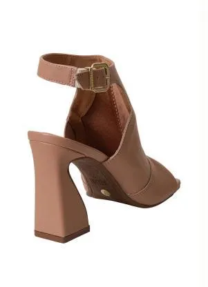 Ankle Boot Vizzano (Nude) em Sisntético - VIZZANO