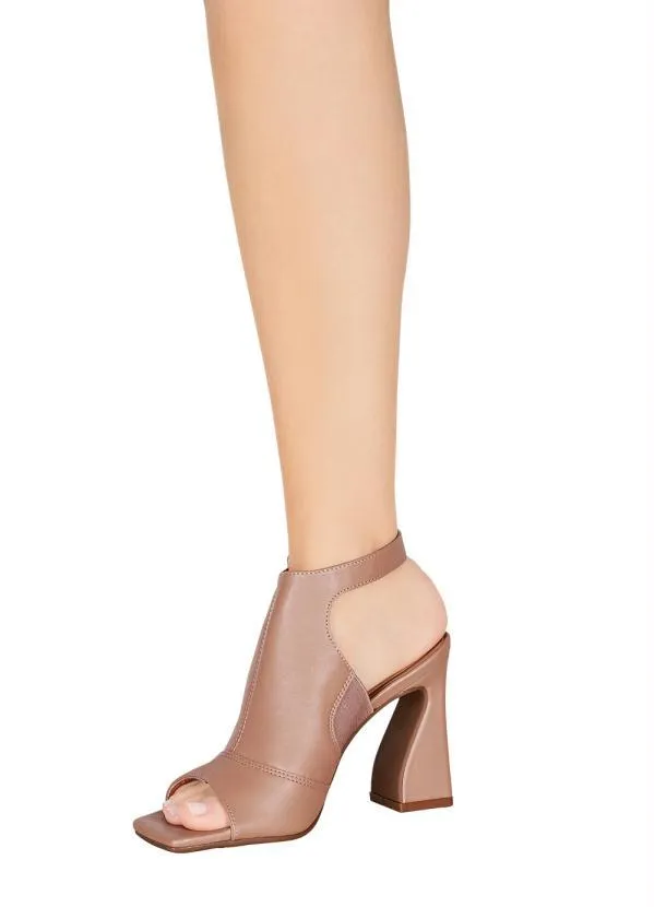 Vizzano - Ankle Boot Vizzano Nude em Sisntético 5