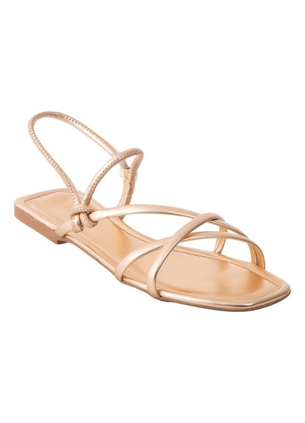 Perfecta - Rasteirinha Cobre em Sintético 2