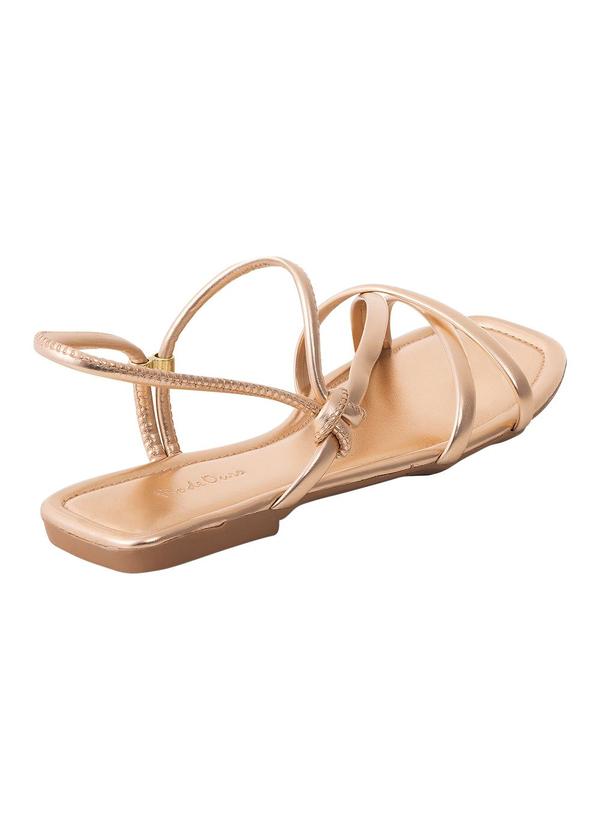 Perfecta - Rasteirinha Cobre em Sintético 3