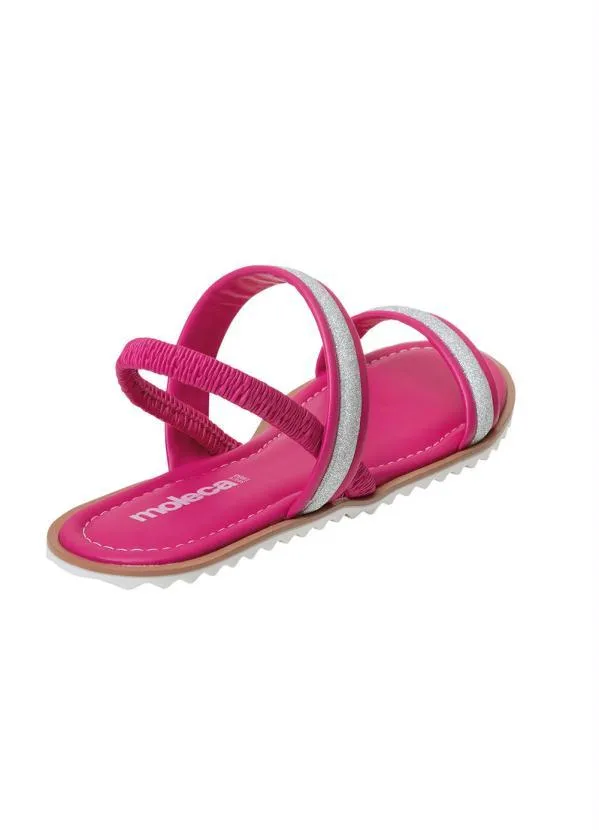 Moleca - Rasteirinha Moleca Pink em Sintético 2