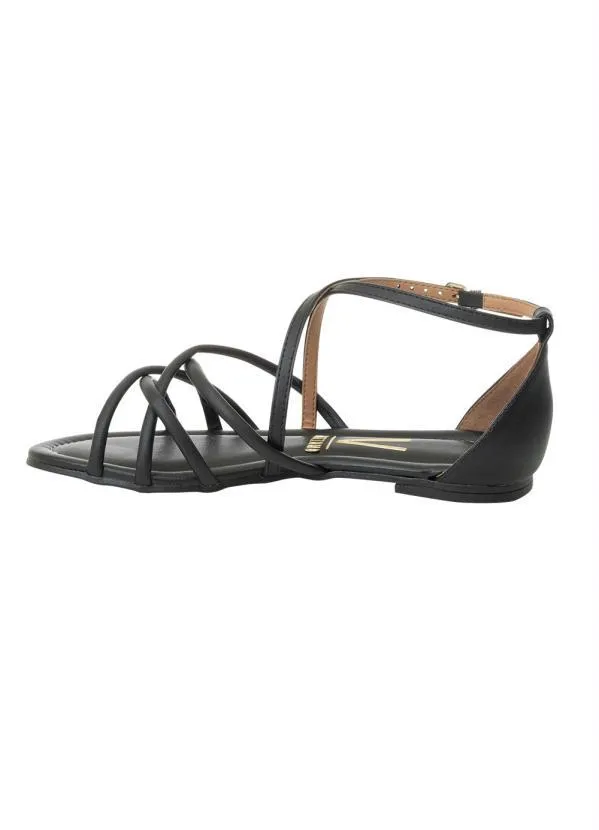 Vizzano - Rasteirinha Vizzano Preto em Sintético 3