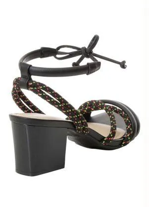 Sandálai Moleca (Preto) com Cordão - MOLECA
