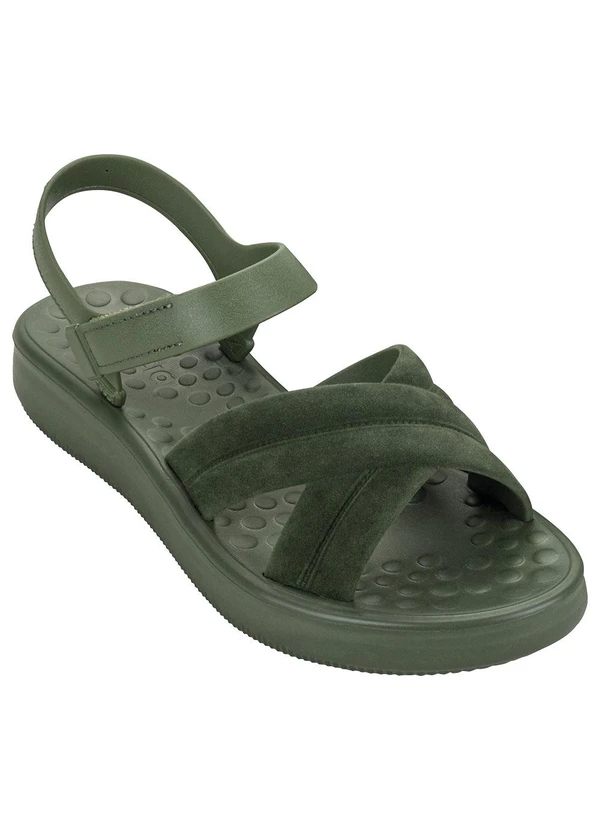 Azaleia - Sandália Azaléia Rafa Verde com Velcro