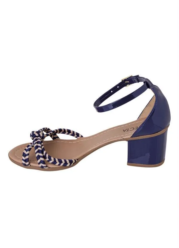 Perfecta - Sandália Azul em Sintético 3
