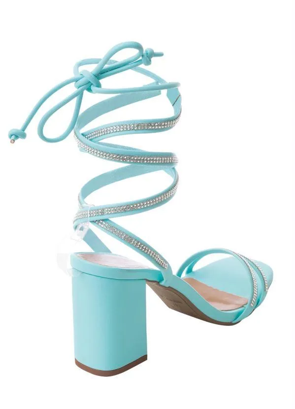 Perfecta - Sandália Azul em Sintético 2