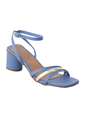 Perfecta - Sandália Azul em Sintético - PERFECTA