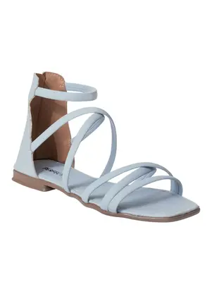 Perfecta - Sandália Azul em Sisntético - PERFECTA