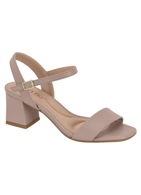 Beira Rio - Sandália Beira Rio Bege