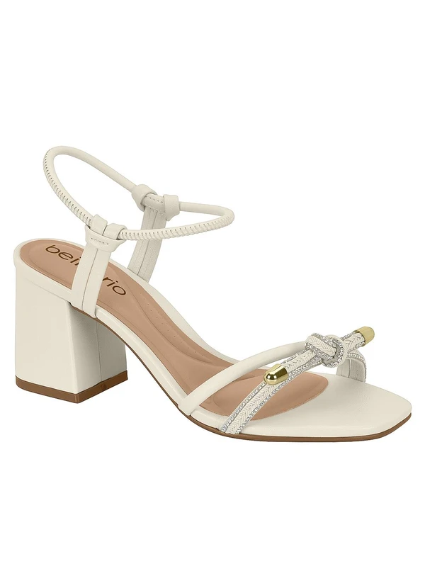 Beira Rio - Sandália Beira Rio Branca