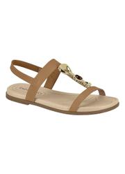 Sand�lia Beira Rio Camel
