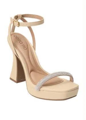 Sandália Beira Rio (Creme) em Sintético - BEIRA RIO