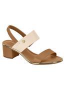 Sandlia Beira Rio Creme 