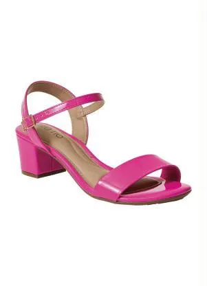 Sandália Beira Rio (Pink) em Verniz - BEIRA RIO