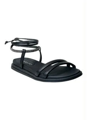 Sandália Beira Rio (Preta) em Sintético - BEIRA RIO