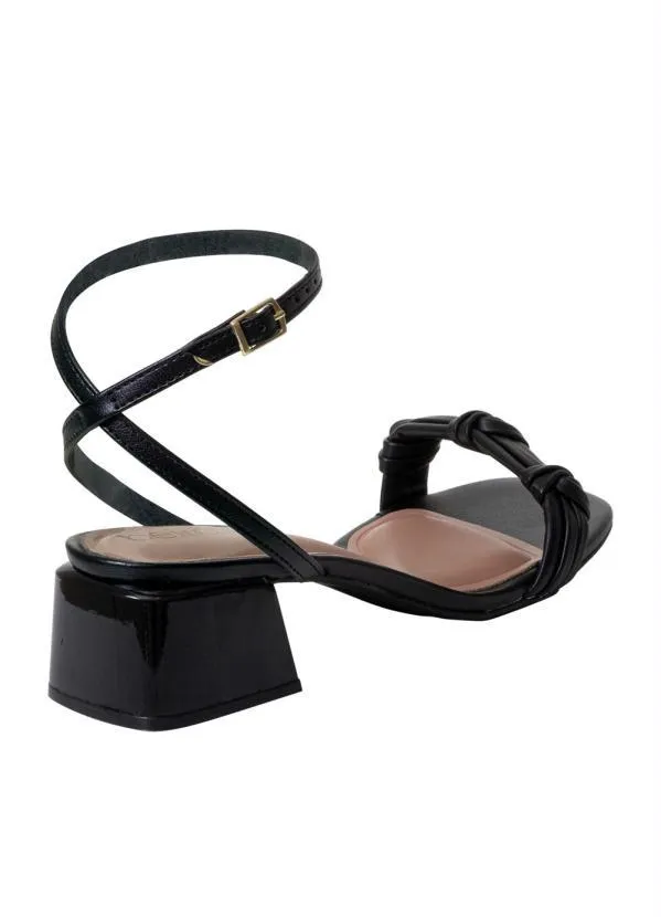 Beira Rio - Sandália Beira Rio Preto em Simtético 2