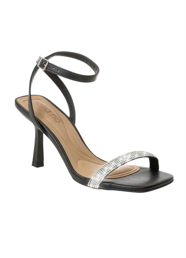 Beira Rio - Sandália Beira Rio Preto em Sintético