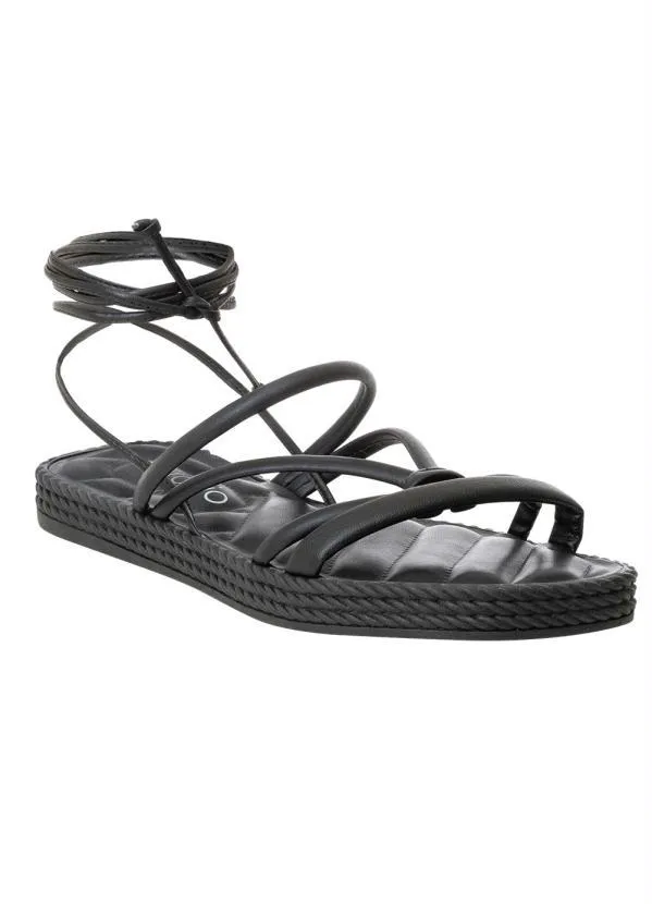 Beira Rio - Sandália Beira Rio Preto em Sintético