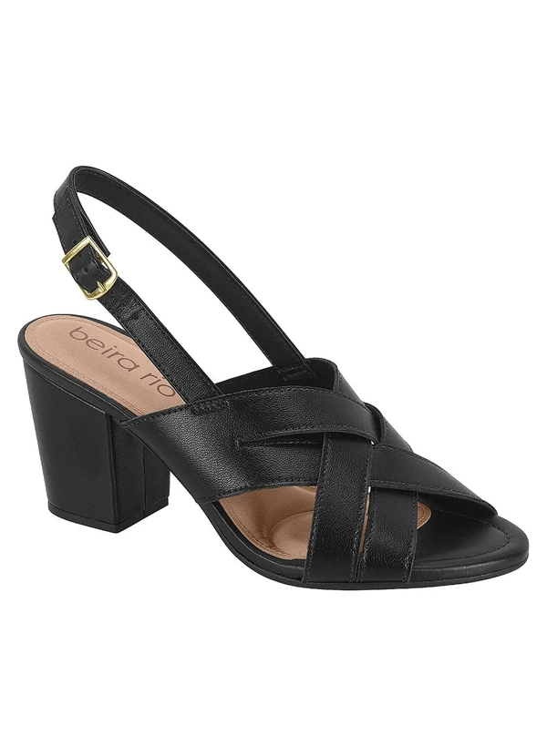 Beira Rio - Sandália Beira Rio Preto