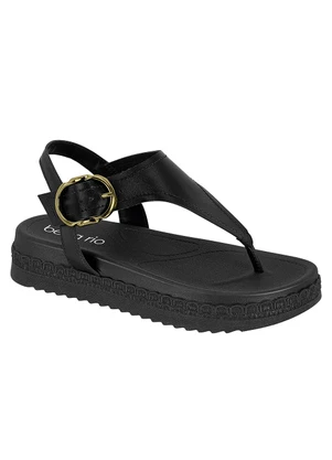 Sandália Beira Rio (Preto) - BEIRA RIO