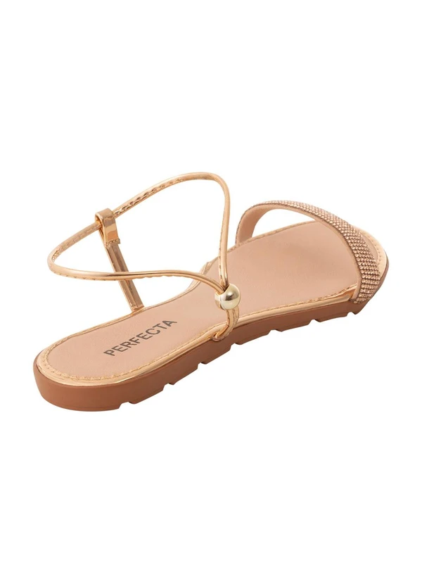 Perfecta - Sandália Cobre em Sintético 2