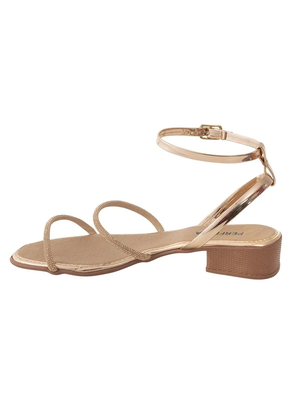 Perfecta - Sandália Cobre em Sintético 3