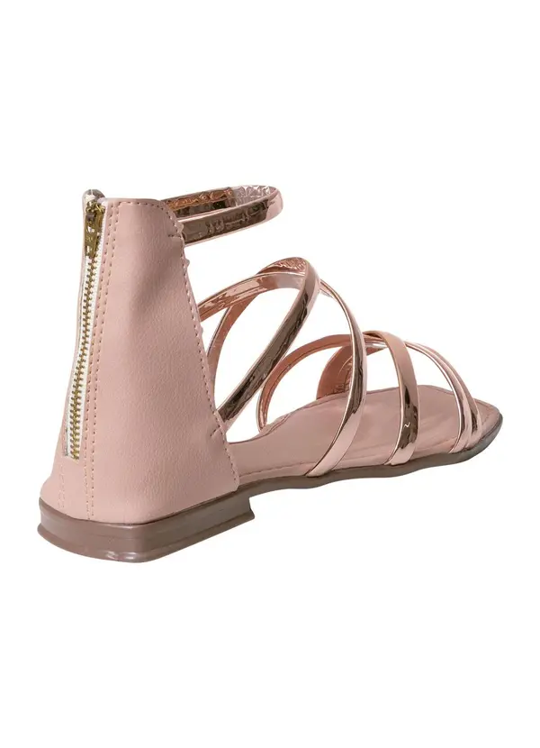 Perfecta - Sandália Cobre em Sisntético 2