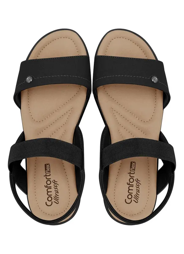 Comfortflex - Sandália Comfortflex Preta 4