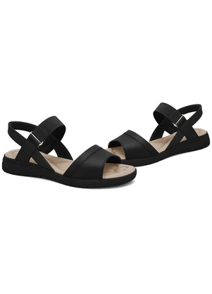 Sandália Comfortflex (Preta) - COMFORTFLEX