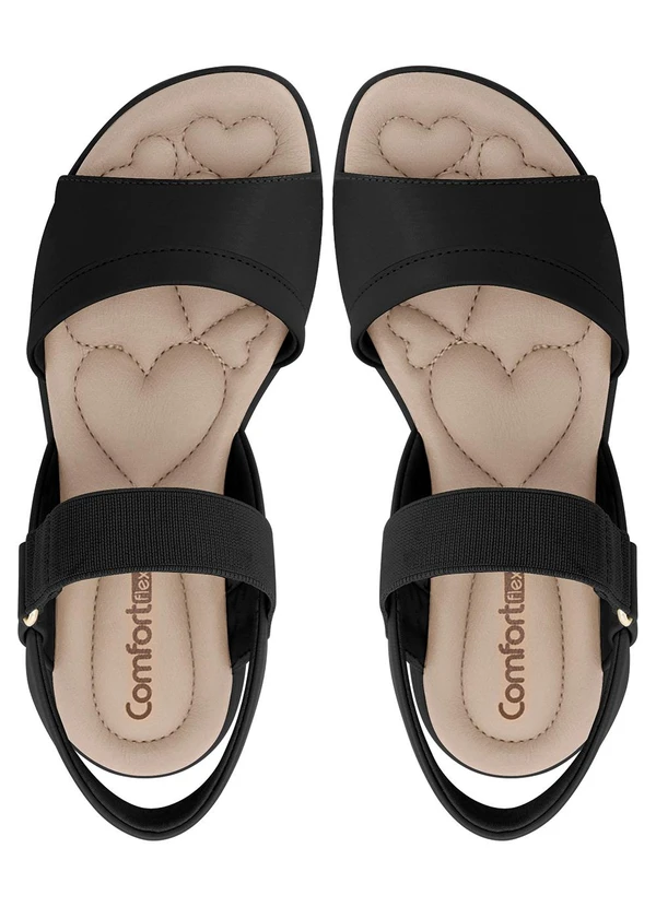 Comfortflex - Sandália Comfortflex Preta 3