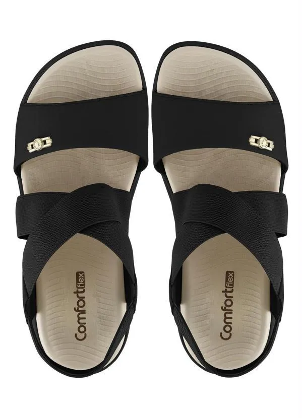 Comfortflex - Sandália Comfortflex Preto 3