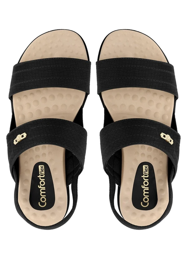 Comfortflex - Sandália Comfortflex Preto 3