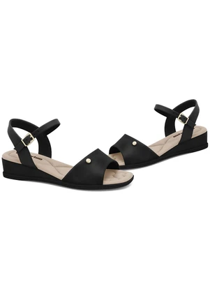 Sandália Comfortflex (Preto) - COMFORTFLEX