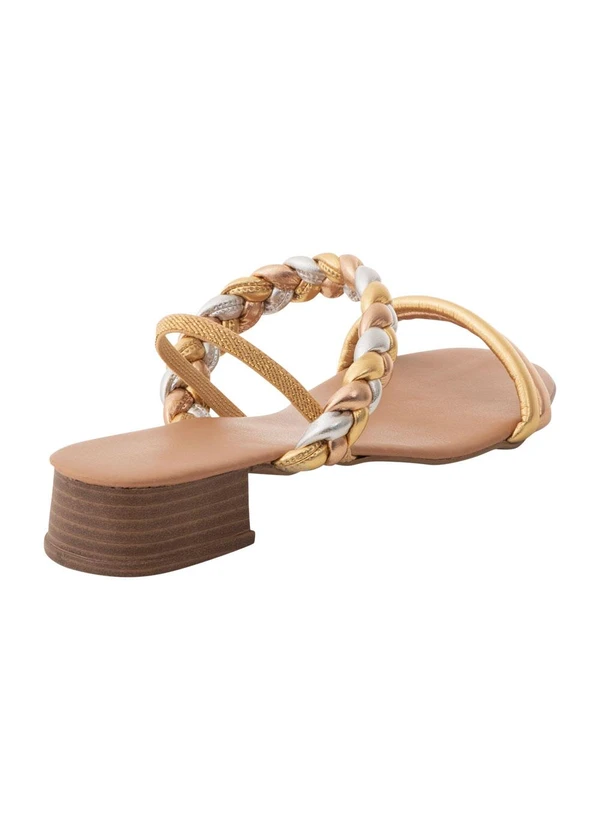 Perfecta - Sandália Dourado 2