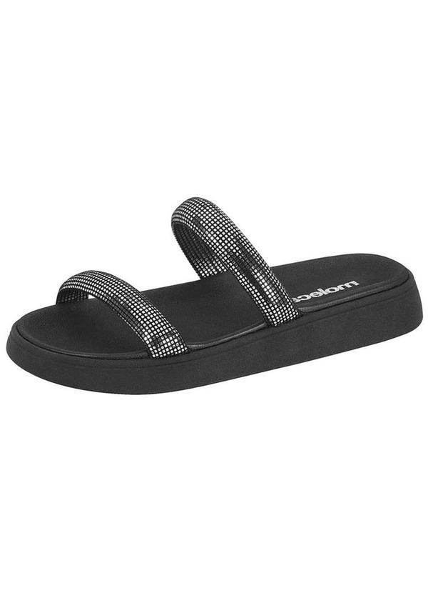 Rovitex - Sandália Feminina com Tiras Preto 2