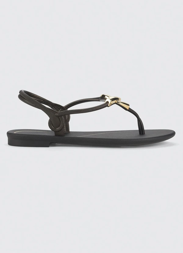 Grendha - Sandália Grendha Cacau Enlace Preta 3